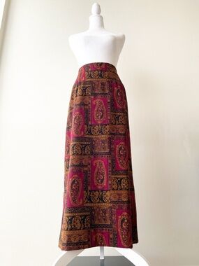 Briggs Maxi Paisley Patchwork Skirt